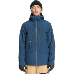 Ballistyx Board Store QUIKSILVER QUEST STRETCH JACKET - INSIGNIA BLUE